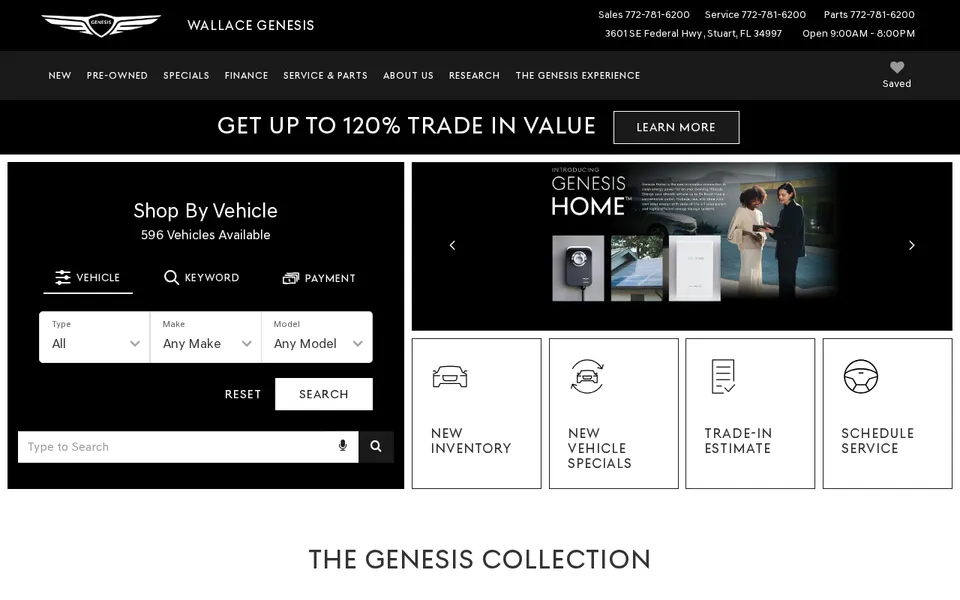 Wallace Genesis website